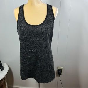 CAbi Glee Charcoal Gray Racerback Tee